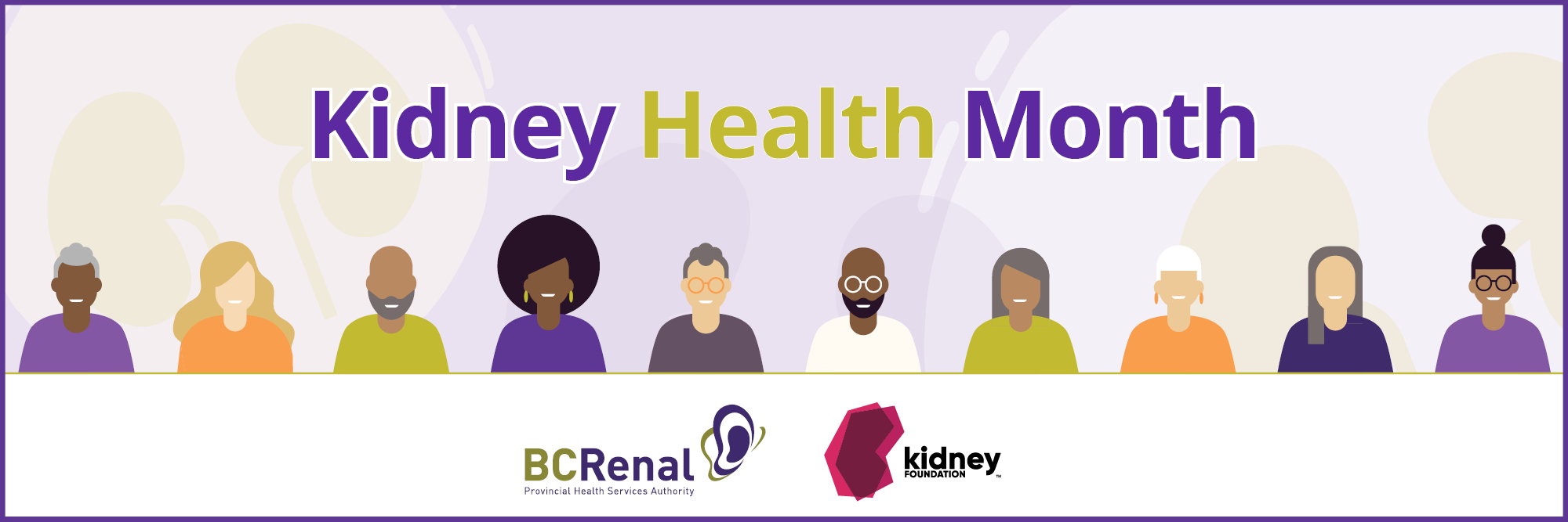Kidney Health Month Banner
