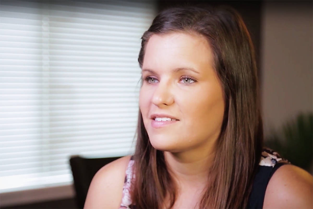 Elyse Gawley, Vancouver chapter co-ordinator of PKD Foundation of Canada, in a video posted to the organization’s website. Elyse Gawley, Vancouver chapter co-ordinator of PKD Foundation of Canada, in a video posted to the organization’s website.